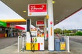 Shell V-power petrol station, the image shows a Petrol pump.